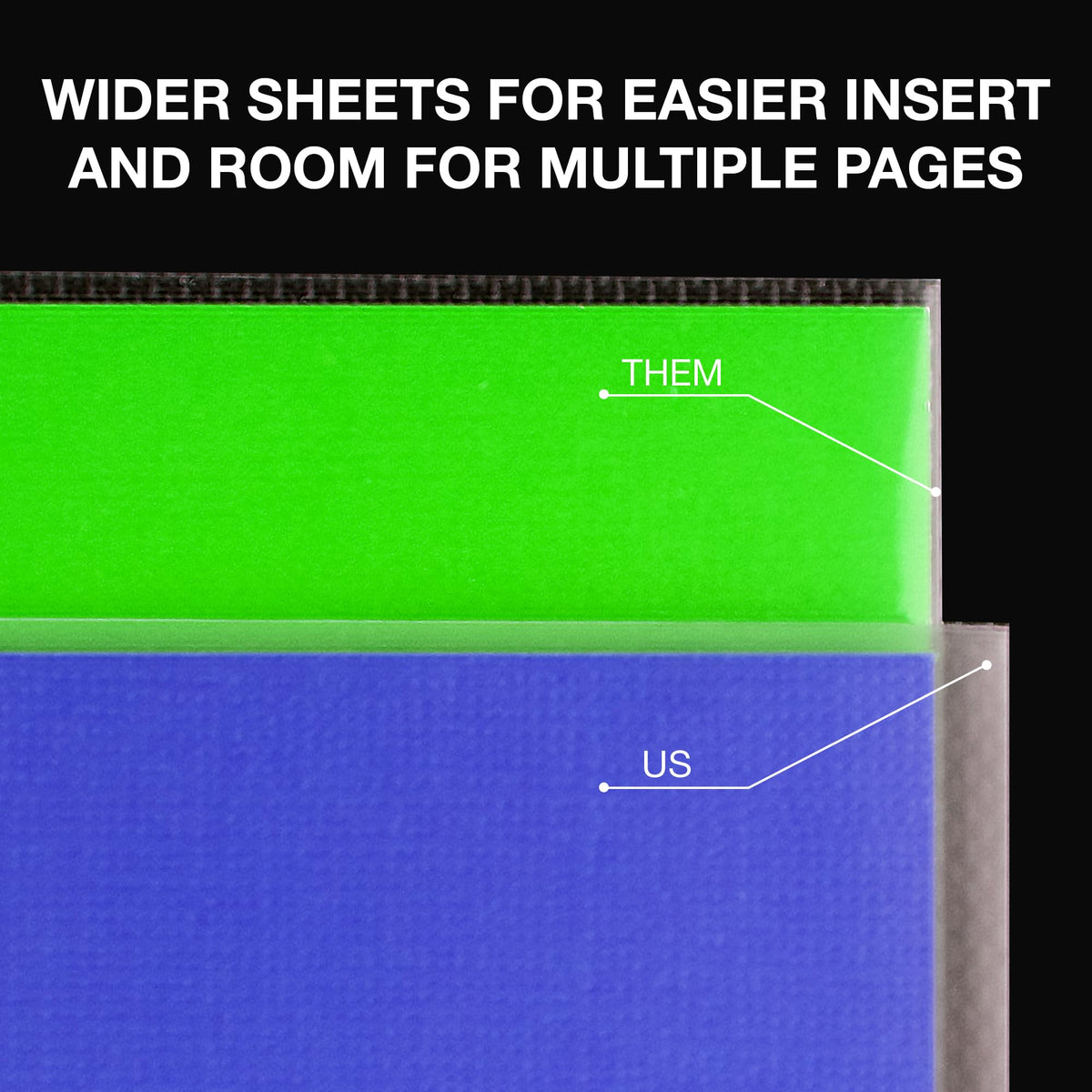 Samsill 30 Pack Heavy Duty Sheet Protectors, Non-Glare, 8.5x11 Inch Page Protectors for 3 Ring Binder, Letter Size Protectors, Reinforced Holes, Non-Glare Document Sleeve, Top Loading, Acid Free