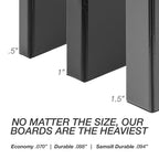 Samsill 8 Pack Durable 0.5 Inch 3 Ring Binders, Round Ring, Clear View Cover for Presentations, White