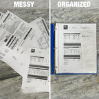 Samsill Sheet Protectors, 8.5x11 Inch Page Protectors for 3 Ring Binder, Super Heavy Duty, Secure Top Flap Protector, Letter Size, Top Loading, Acid Free, 50 Pack